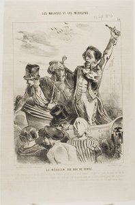 Lekarz króla Persji (płyta 19) autorstwa Charles Emile Jacque