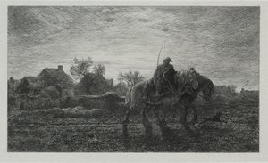 Poranek. autorstwa Charles Emile Jacque