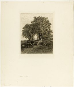 Reszta autorstwa Charles Emile Jacque