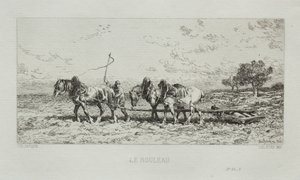Wałek, 1868. autorstwa Charles Emile Jacque