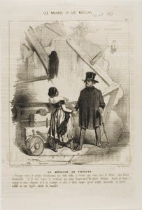 Doktor teatralny (tablica 25) autorstwa Charles Emile Jacque