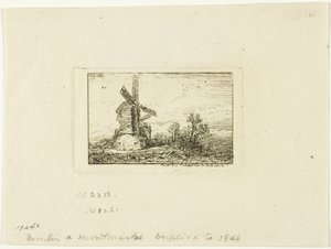 Wiatrak autorstwa Charles Emile Jacque