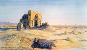Miasto Grobowców, Patrząc w stronę Sakkary, Kair, Egipt, 1863.