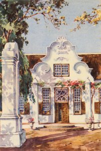 Republika Południowej Afryki: "Morning Star", Somerset West (kolorowa litografia) autorstwa Charles Ernest Peers