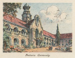 Republika Południowej Afryki: Uniwersytet Pretoria (druk kolorowy) autorstwa Charles Ernest Peers