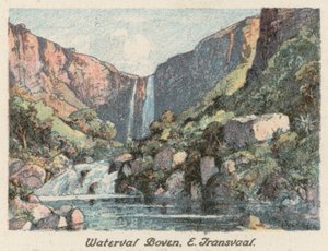 Republika Południowej Afryki: Waterval Boven, E Transvaal (kolorowa litografia) autorstwa Charles Ernest Peers