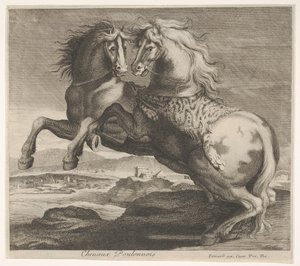 Chevax Poulonnous. autorstwa Charles Errard le fils