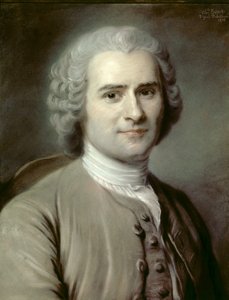 Portret Jean-Jacquesa (Jean Jacques) Rousseau (1712-1778), szwajcarskiego filozofa. Pastel Charlesa Escota (1834-1902) 1874 Nd. 0,46x0,38 m - Portret Jean-Jacquesa (Jean Jacques) Rousseau (1712-1778), szwajcarskiego filozofa. Pastel Charlesa Escota (1834-1 autorstwa Charles Escot