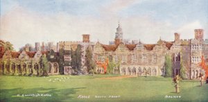 Knole House: Front południowy (litografia kolorowa) autorstwa Charles Essenhigh Corke