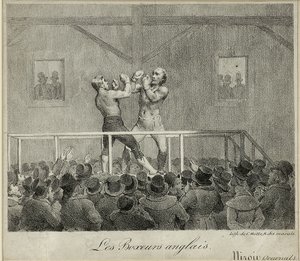 Bokserki angielskie (lito) autorstwa Charles Etienne Pierre Motte
