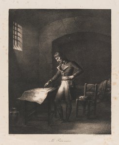 Więzień, początek XIX w. (lito) autorstwa Charles Etienne Pierre Motte