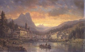 St Etienne autorstwa Charles Euphrasie Kuwasseg