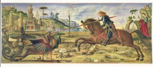 Po Carpaccio - Św. Jerzy i smok, 1885