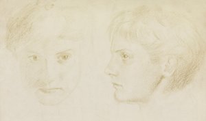 Edward Robert Hughes, lat 16, 1867 (kreda na papierze)