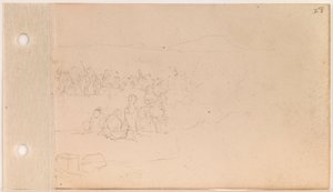 Pahtanka (Opaska Dużej Głowy) Gathering on Shore (prawa połowa; pozostawia 27 verso i 28 recto)