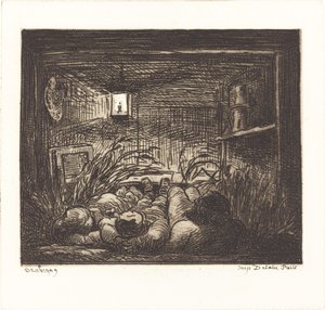 Śpi na pokładzie Bottina autorstwa Charles Francois Daubigny