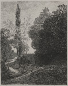 Brzegi rzeki Cousin autorstwa Charles Francois Daubigny