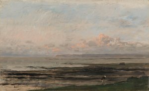 Plaża przy Ebb Tide Plaża na Ebb Tide autorstwa Charles Francois Daubigny