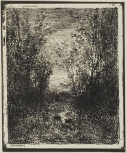 Brook na Polanie autorstwa Charles Francois Daubigny