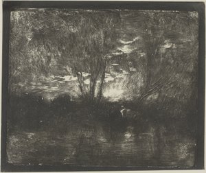 Krowy w wodopoju autorstwa Charles Francois Daubigny