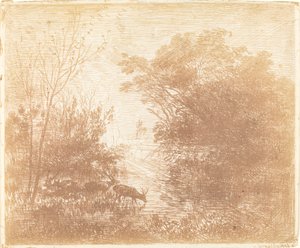 Jeleń autorstwa Charles Francois Daubigny