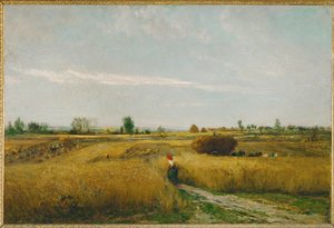 Żniwa (obraz na płótnie) autorstwa Charles Francois Daubigny