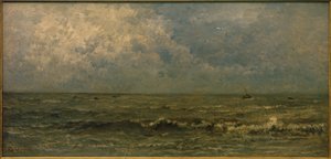 Morze, szara pogoda autorstwa Charles Francois Daubigny