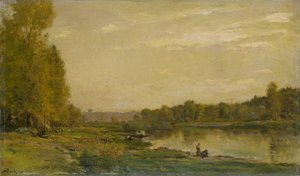 Krajobraz nad Oise autorstwa Charles Francois Daubigny