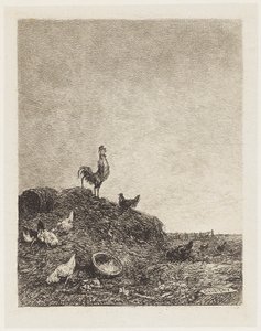 Pieśń Koguta autorstwa Charles Francois Daubigny