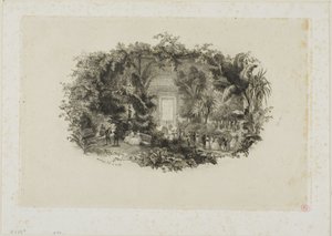 Ogród zimowy autorstwa Charles Francois Daubigny