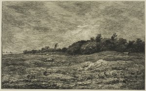 Pre des Graves w Villerville (Calvados) autorstwa Charles Francois Daubigny