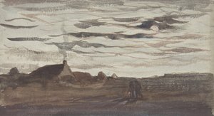 Światło księżyca, ok. godz. 1860. autorstwa Charles Francois Daubigny