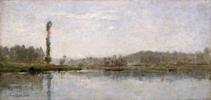 „Poranek nad Oise, Auvers”, 1837-1878 autorstwa Charles Francois Daubigny
