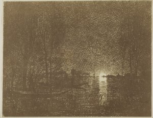 Efekt nocny autorstwa Charles Francois Daubigny