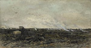 Październik autorstwa Charles Francois Daubigny