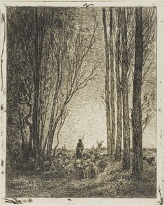 Powrót stada autorstwa Charles Francois Daubigny