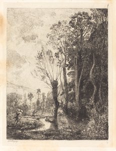 Satyr (Satyr) autorstwa Charles Francois Daubigny