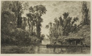 Prom Bezons autorstwa Charles Francois Daubigny