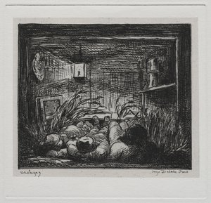 Rejs statkiem: spanie na pokładzie „Botina” (noc na łodzi) autorstwa Charles Francois Daubigny