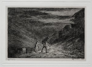 Rejs statkiem: poszukiwanie karczmy autorstwa Charles Francois Daubigny