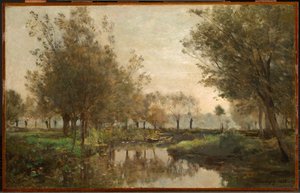 Zatoczka, 1863 autorstwa Charles Francois Daubigny