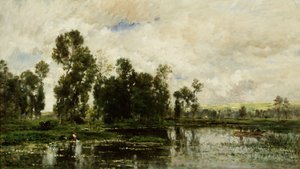 Krawędź stawu autorstwa Charles Francois Daubigny