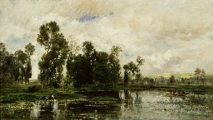 Krawędź stawu autorstwa Charles Francois Daubigny