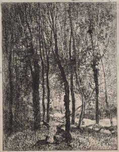 Dziewczyna Pasterz autorstwa Charles Francois Daubigny