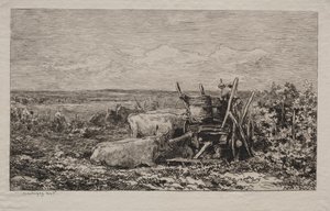 Zbiory winogron autorstwa Charles Francois Daubigny