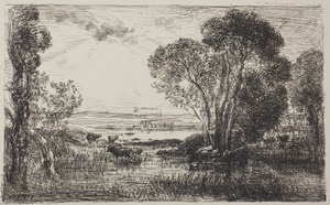 Maszyna hydrauliczna autorstwa Charles Francois Daubigny