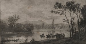 Mali kawalerowie autorstwa Charles Francois Daubigny