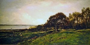 Pre des Graves w Villerville autorstwa Charles Francois Daubigny