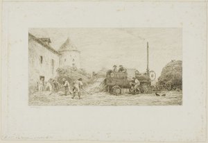 Żniwiarka autorstwa Charles Francois Daubigny