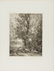 Pasterz i Pasterka autorstwa Charles Francois Daubigny